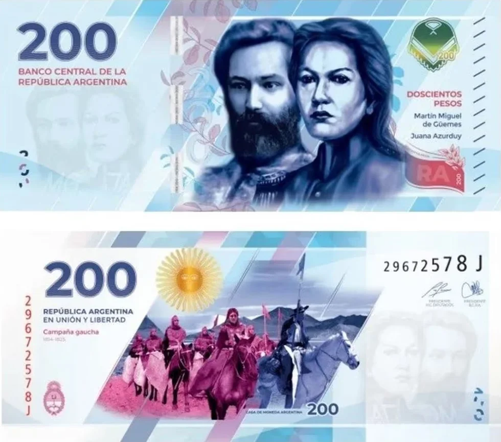 Nuevo billete de $200