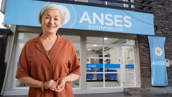 Jubilada en la oficina de la Anses