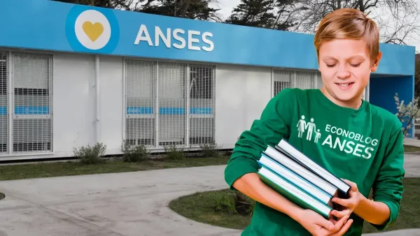 Estudiante de la SUAF en oficina de Anses