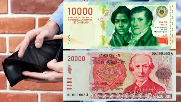 Nuevos billetes de $10.000 y $20.000