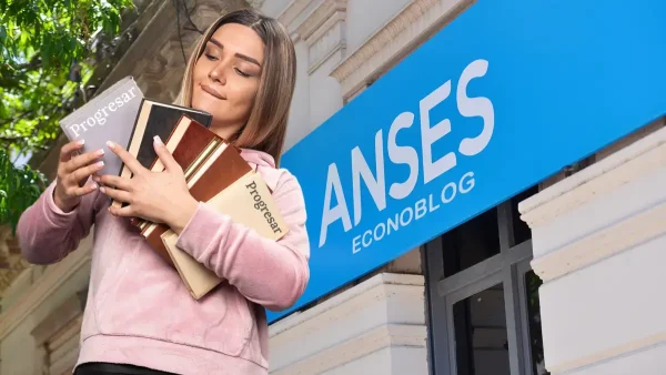 Estudiante de Becas Progresar en oficina de Anses