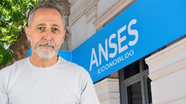 Hombre en delegación de Anses