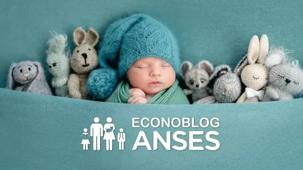 Bebe de la AUH de Anses durmiendo con sus peluches