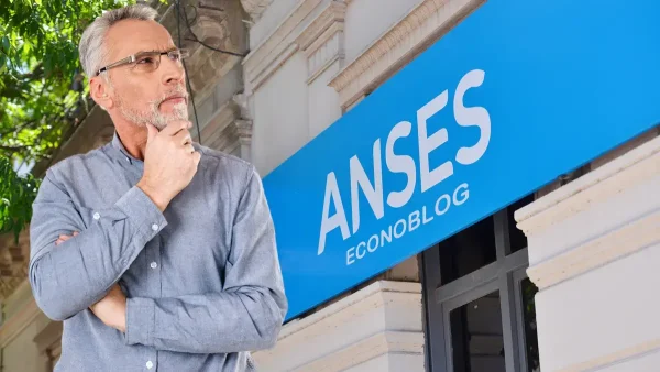 Jubilado de Anses pensando