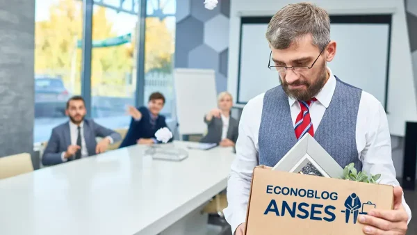 Titular del fondo de desempleo con caja de Anses