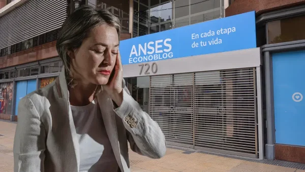 Mujer triste en Anses