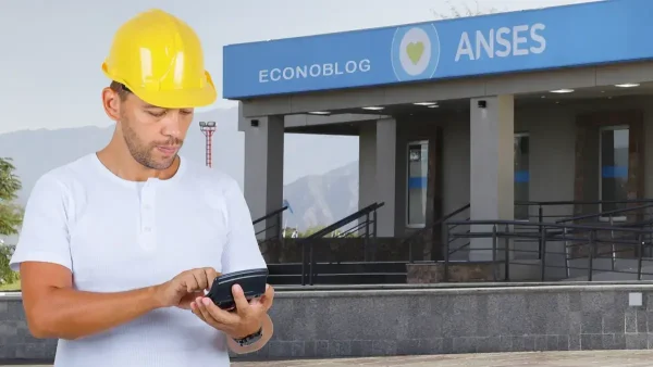 Trabajador en la delegación de Anses