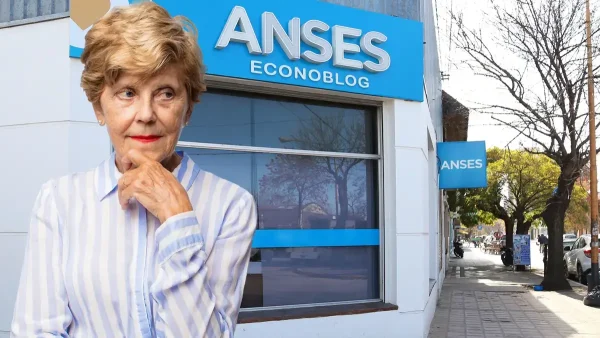 Jubilada pensando en Anses