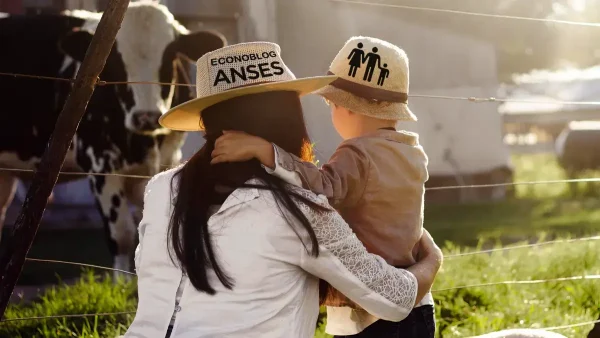 Titular rural del SUAF con gorro de Anses