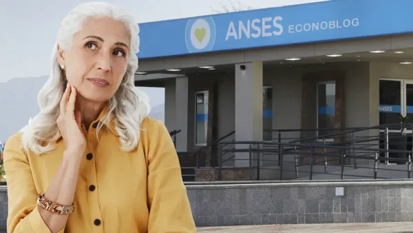 Jubilada de Anses pensando