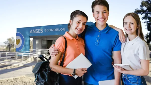 Estudiantes felices en Anses