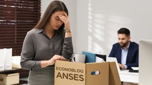 Beneficiaria del fondo de desempleo con caja de Anses