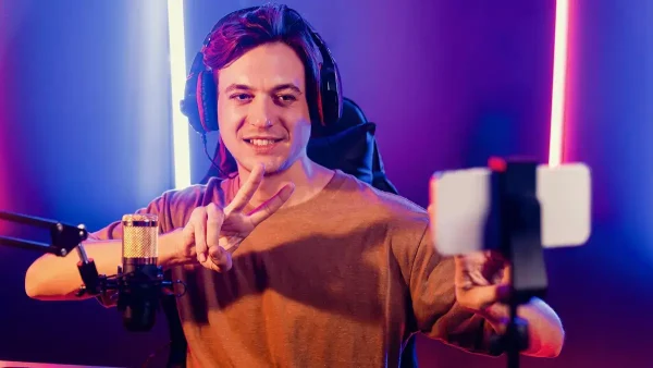 Tiktoker grabando