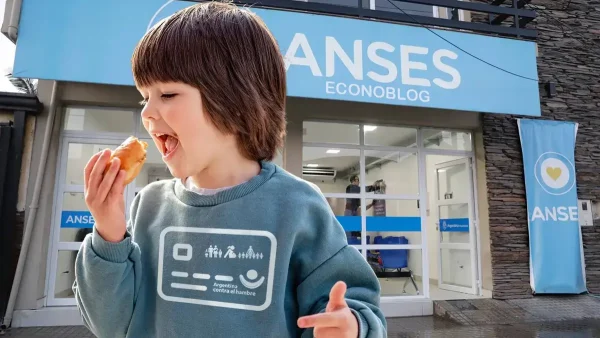 Niño de la Tarjeta Alimentar en Anses