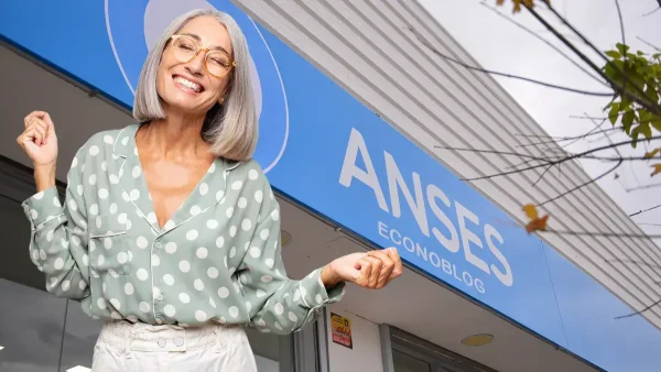 Jubilada de Anses contenta