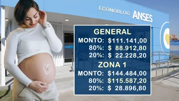 Asignación por embarazo en julio de 2025
