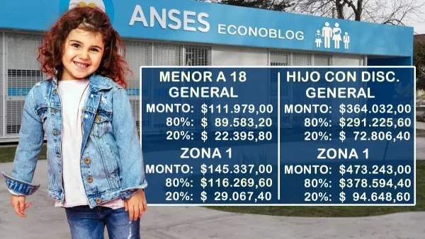 Estimación de montos para AUH