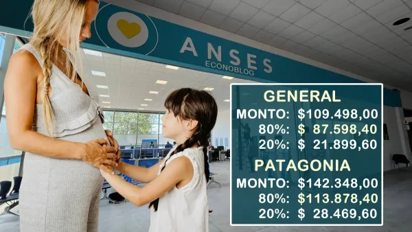 Asignación por embarazo en junio de 2025
