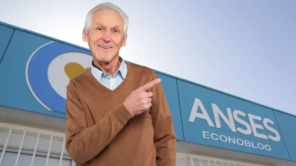 Jubilado apuntando a Anses