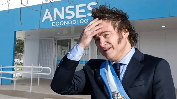 Oficina de Anses con Javier Milei