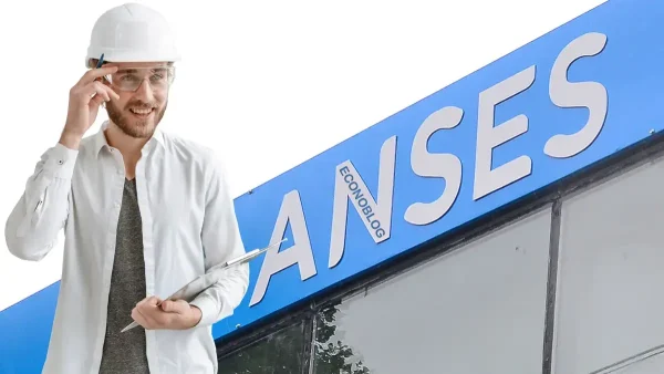 Trabajador contento en Anses