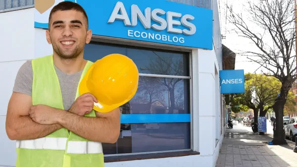 Trabajador parado en Anses