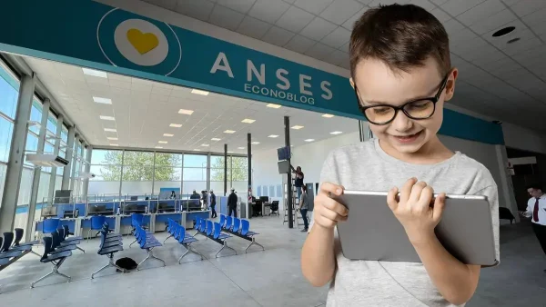 Niño con tablet en Anses