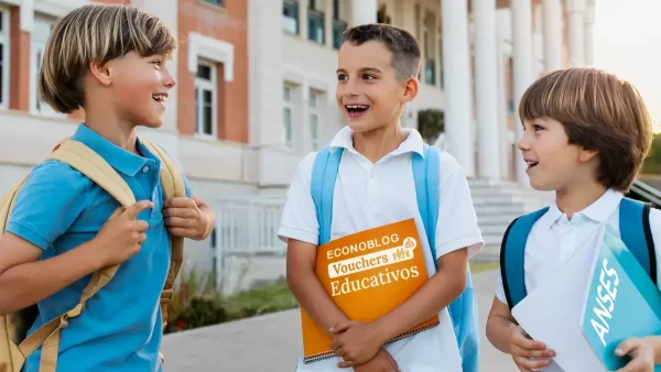 Libros de vouchers educativos y Anses
