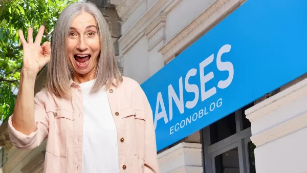 Jubilada de Anses contenta