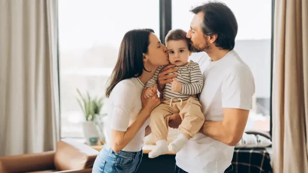 Familia con su bebé