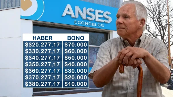 Valores del bono en septiembre