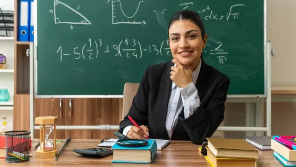 Docente en la escuela