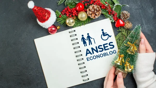 Cuaderno de Anses para jubilados y PNC en navidad