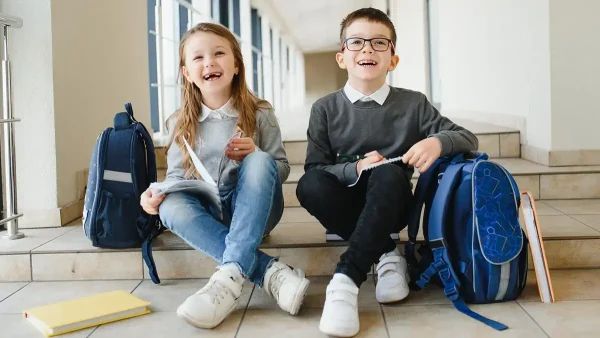 Estudiantes de una escuela