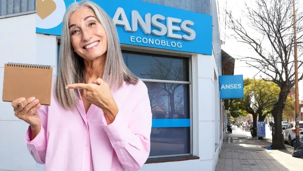 Jubilada de Anses con un calendario