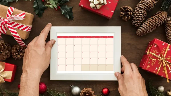 Calendario navideño