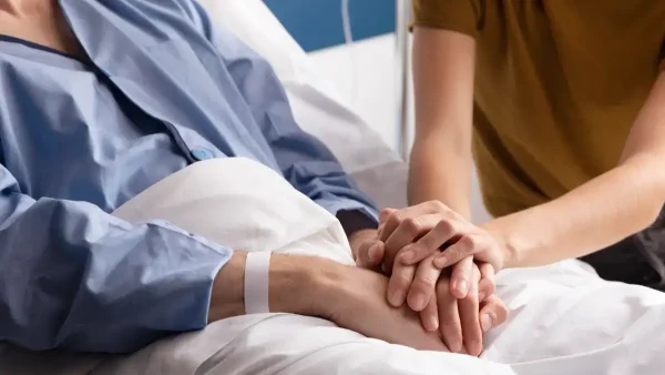 Paciente en el hospital