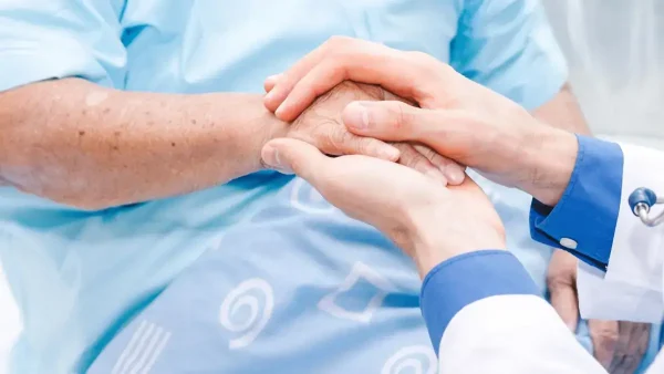 Paciente con su doctor