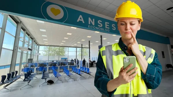 Trabajadora en Anses