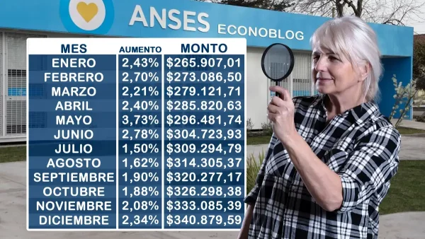 Montos de haberes en 2025