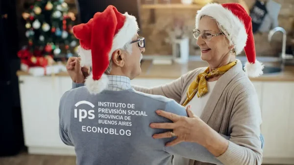 Jubilados del IPS en navidad