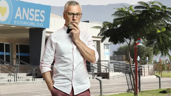 Jubilado pensando en Anses