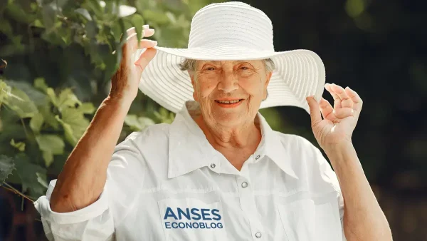 Jubilada de Anses con sombrero