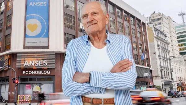 Jubilado frente a Anses